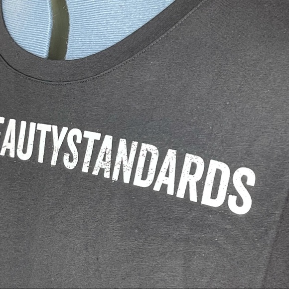 Fashion To Figure Black “EYBS” Graphic Crop Tee 2X - Picture 7 of 16